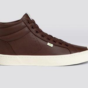 Cariuma OCA hightop sneakers, brown leather size 7.5